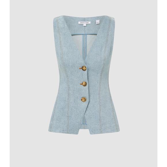 Veronica Beard Tops - Veronica Beard Avalina Denim Vest US 6